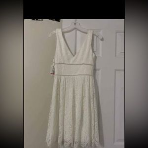 Ivory lace dress